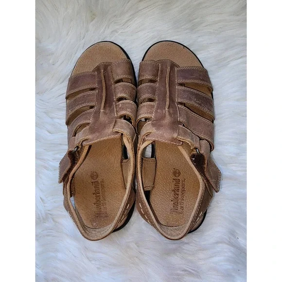 Timberland | Shoes | Timberland Mens Brown Leather Fisherman  display picture 2